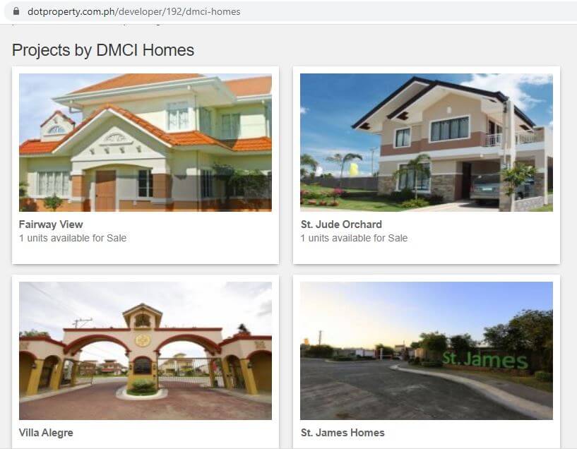 projects by dmci homes
